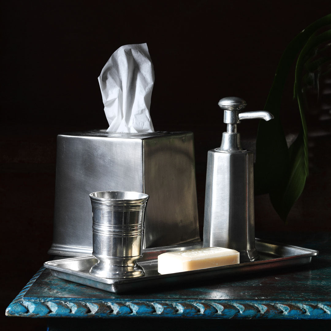 Portacandele 'Trentino' in Peltro di Cosi Tabellini