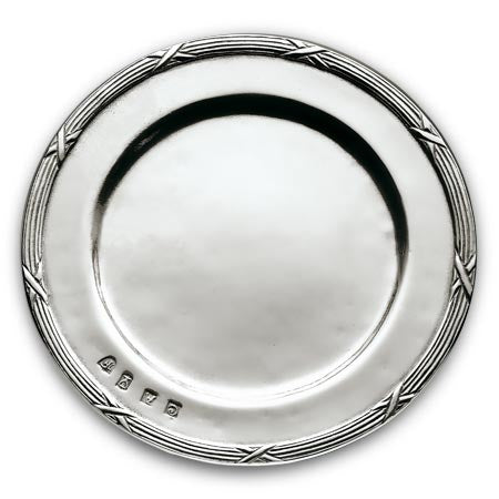 Pewter Under-Bottle Plate by Cosi Tabellini