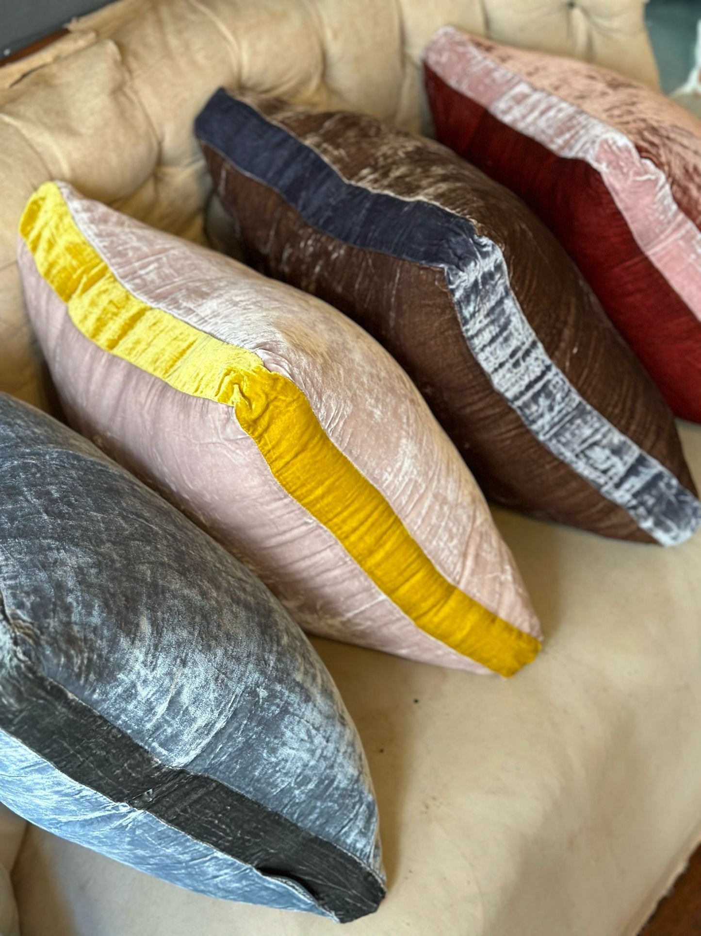 Velvet James Cushion - Namib