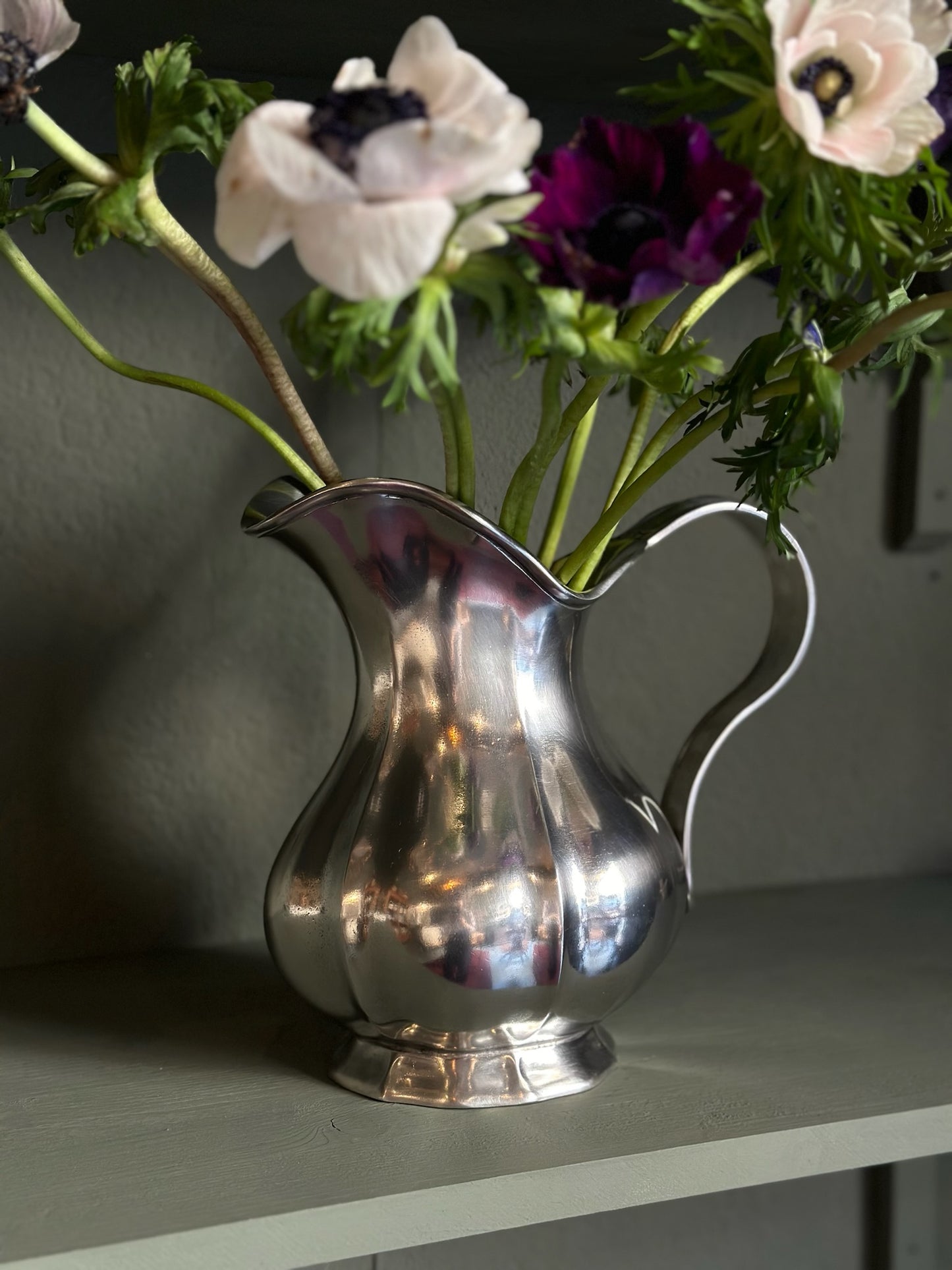 'Siracusa' Pitcher in Pewter by Cosi Tabellini