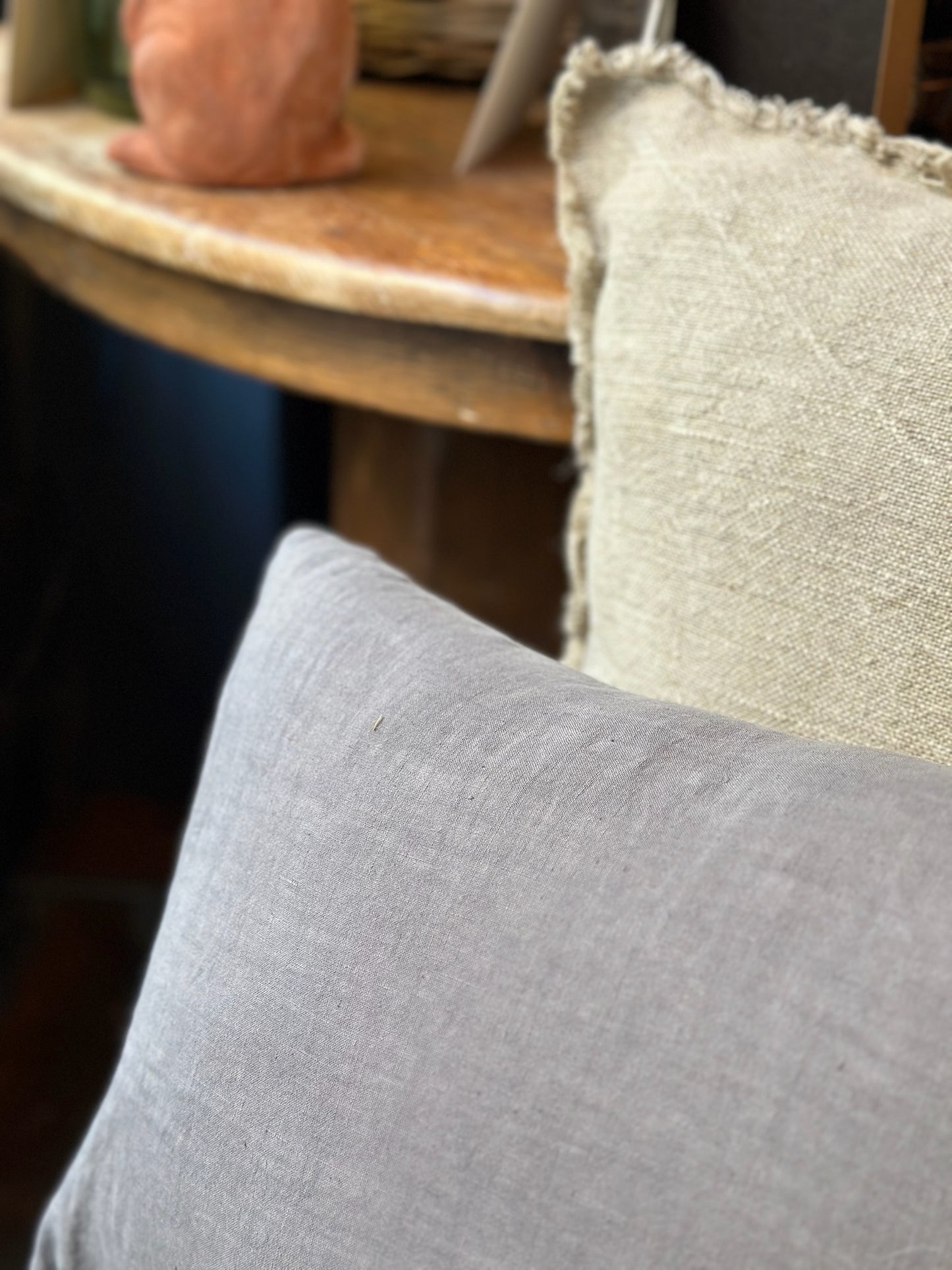 Linen Pillowcase 35X55 - Charcoal