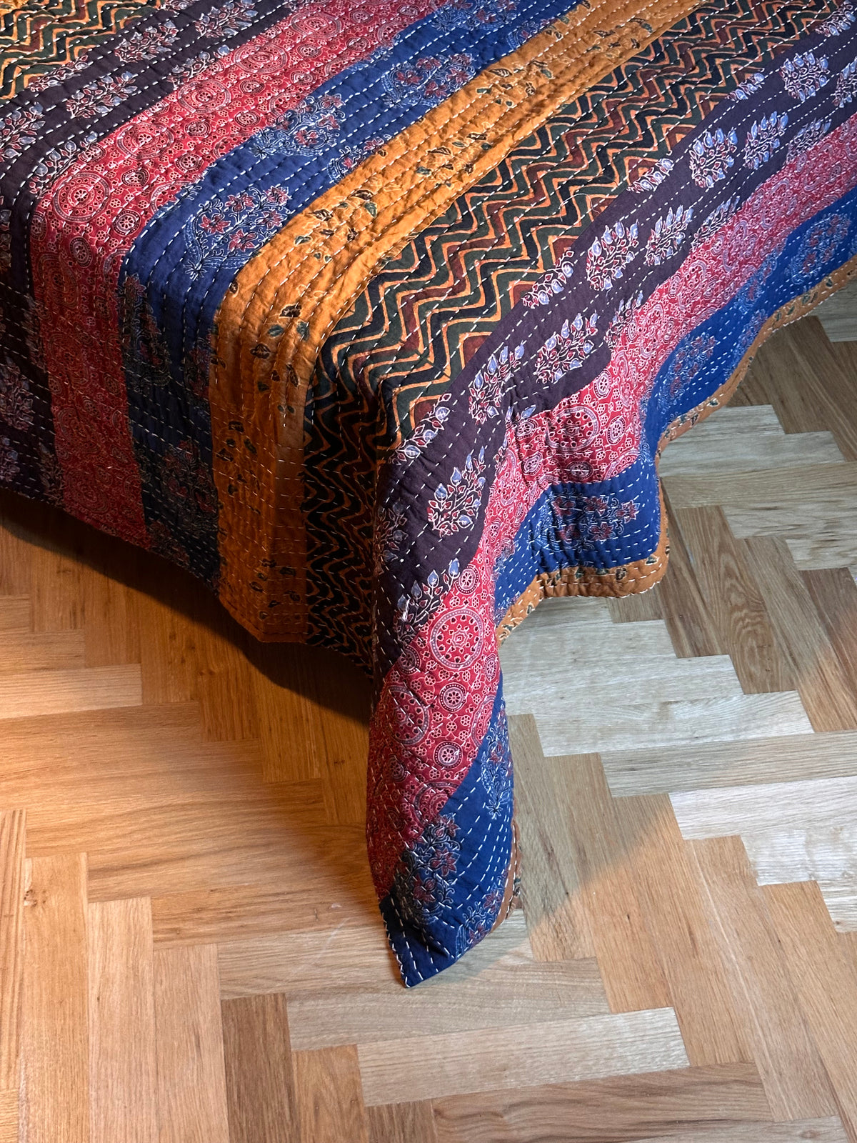 V.VM Patchwork Quilt, Colored Wheels - Double Bed No. 2
