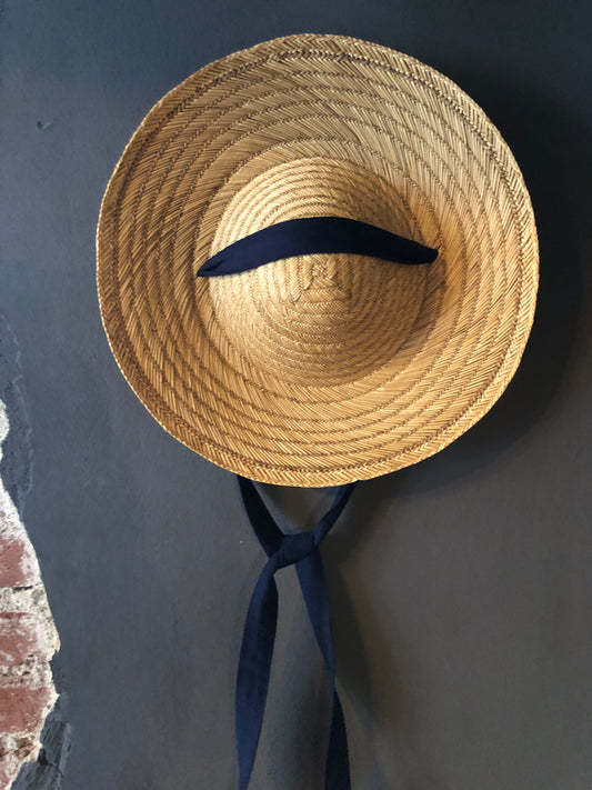 Straw Hat With Ribbon - Acanto
