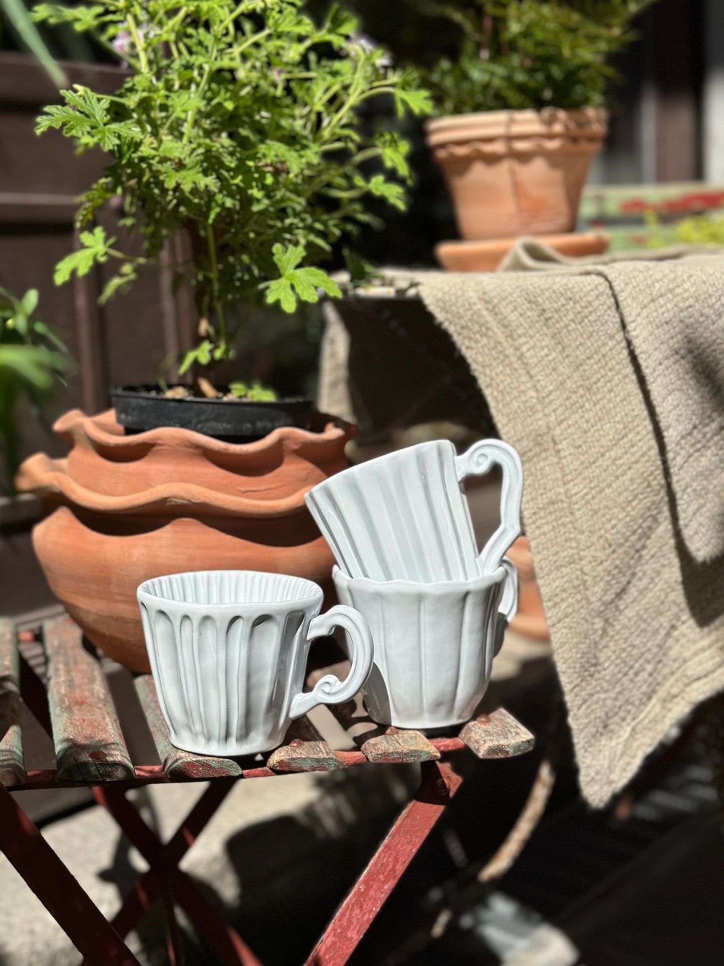 Tazza a righe - Rotonda