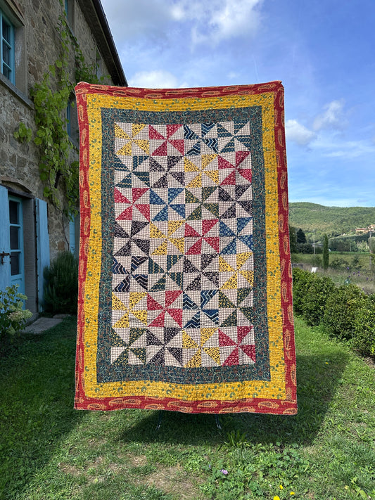 V.VM Quilt Colored Wheels 7 - Single
