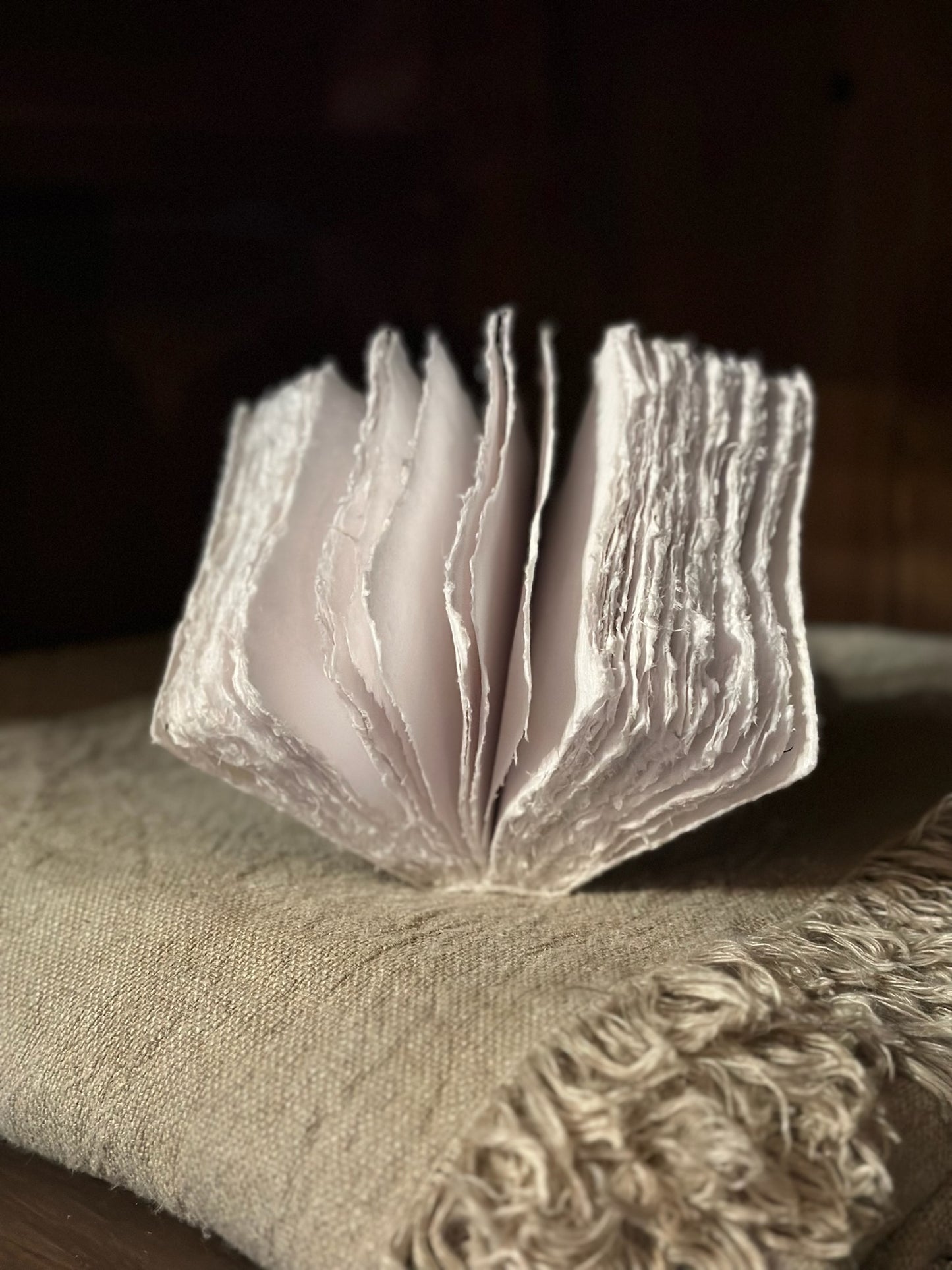Small Handmade Book - White