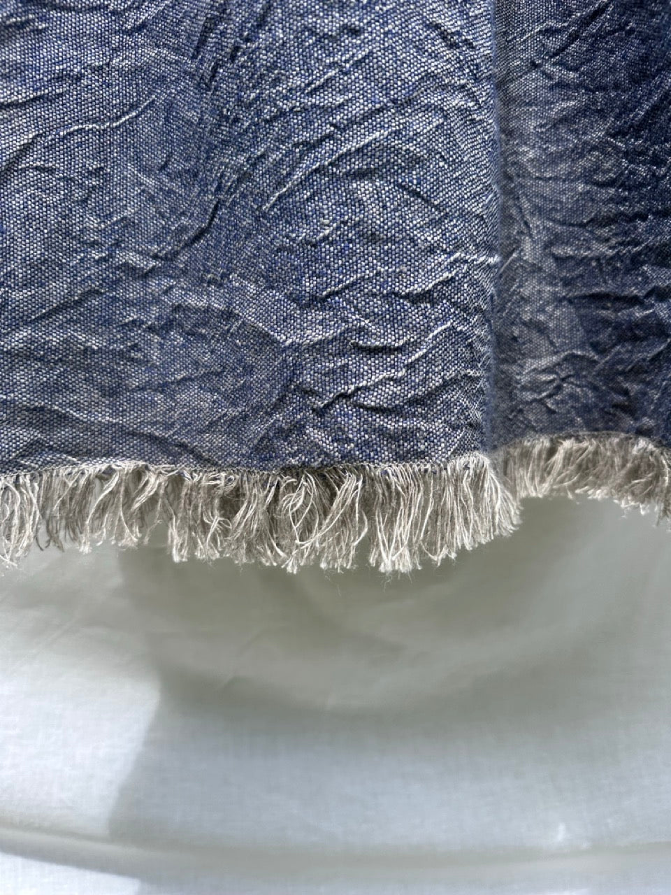 V.VM Linen Bath & Beach Towel - Midnight Blue