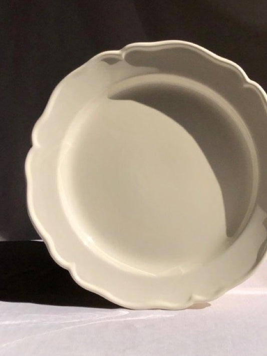 V.VM Cream Collection - Large Round Serving Platter