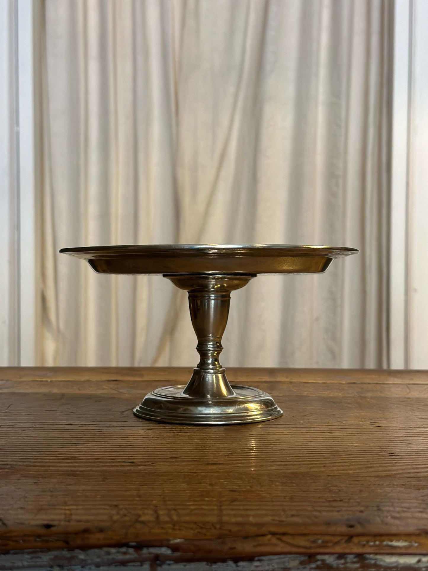 The 'Lombardia' Cake Stand in Pewter by Cosi Tabellini