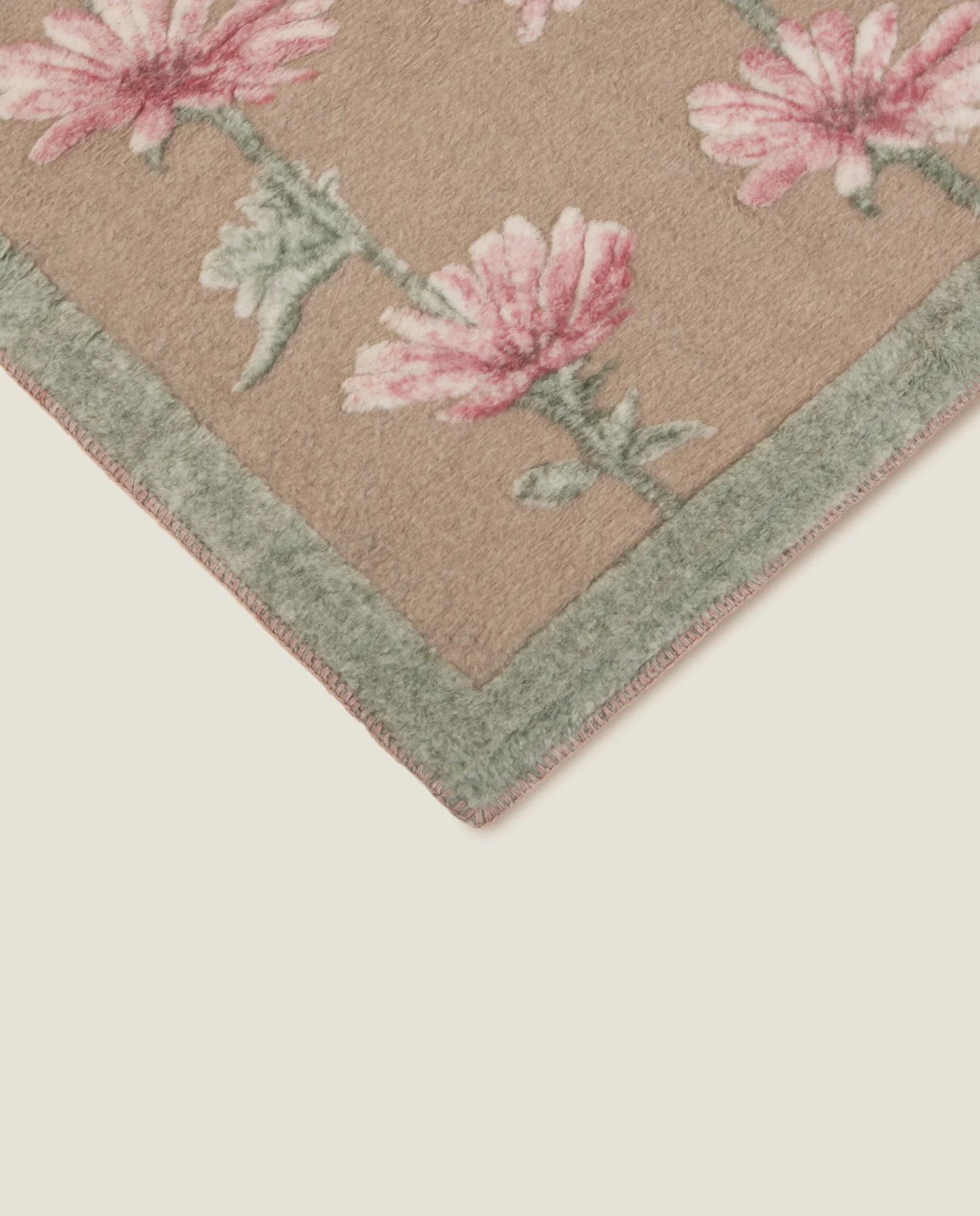 Wool Blanket - Soft Pink Chicory