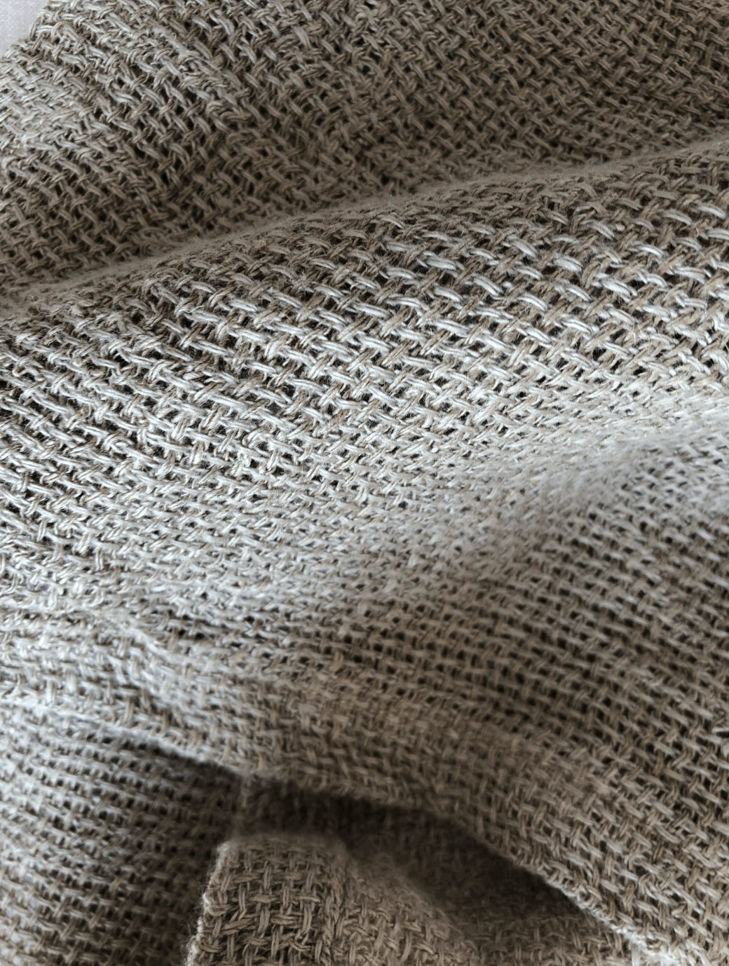 Set of 2 V.VM Wide Weave Linen Napkins - Natural