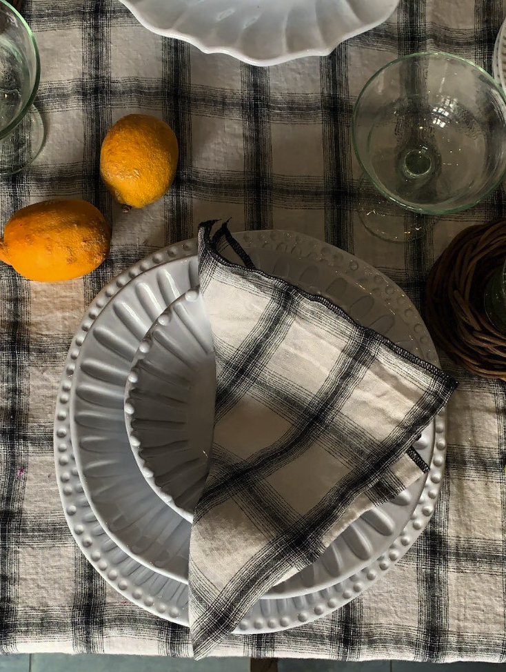 Ciotola per snack a strisce