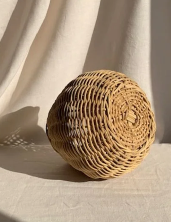 Cesto intrecciato - Vaso a tre strati