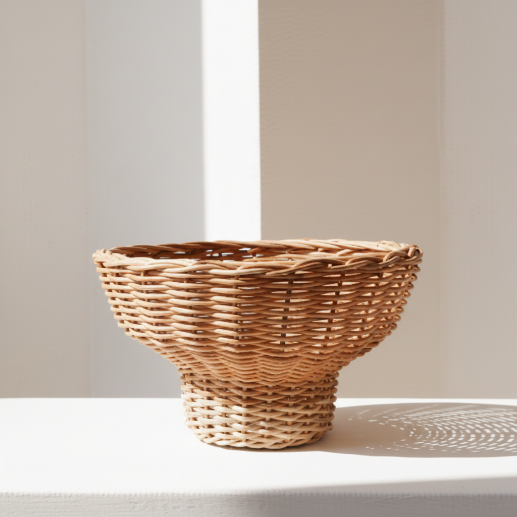 Woven Basket - Bowl Vase