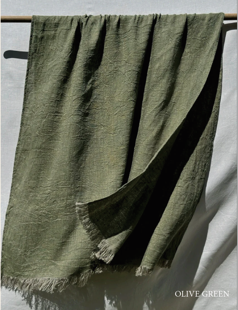 V.VM Fringe Linen Multi-Purpose Towel