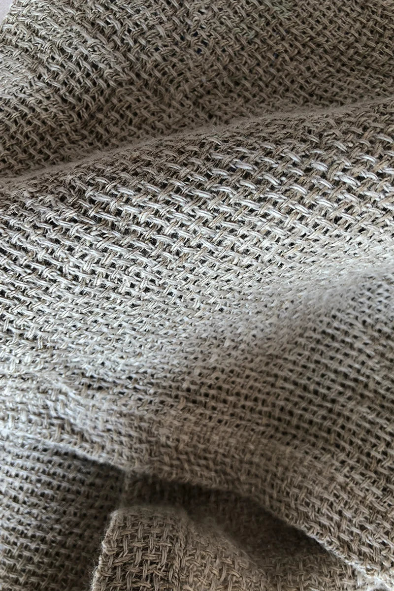 V.VM Wide Weave Linen Curtains - Handwoven in Italy