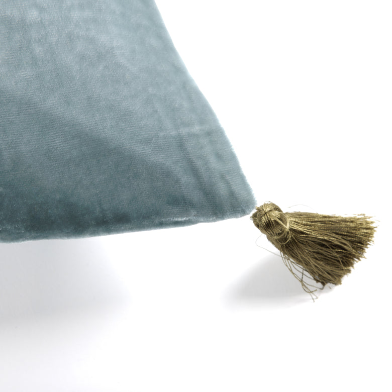 Velvet Tassels Cushion - Sifnos