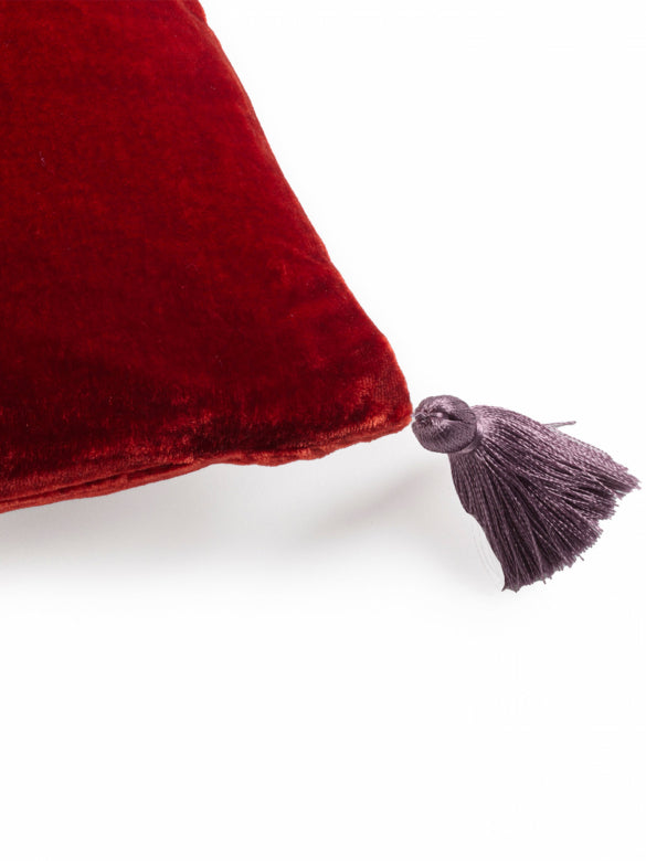 Velvet Tassels Cushion - Shanghai