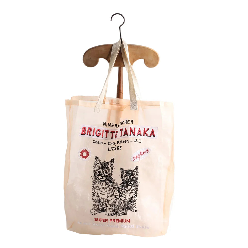 Brigitte Tanaka - Chat(Cats) Bag - Peach