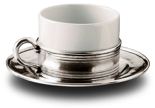Todi Coffe and Tea Cup & Saucer by Cosi Tabellini
