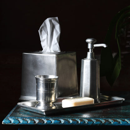 Portacandele 'Trentino' in Peltro di Cosi Tabellini