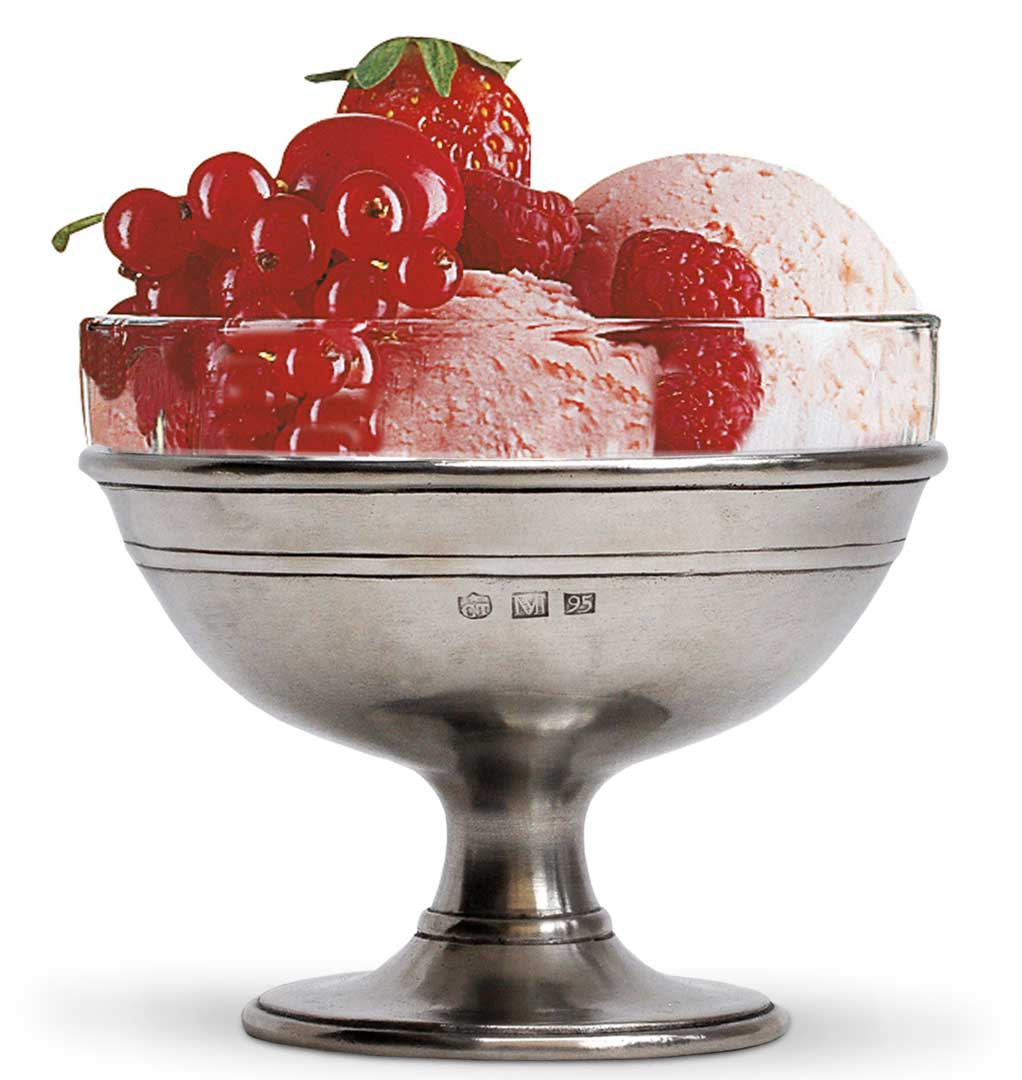 Coppetta Frutta o Gelato Peltro - Cosi Tabellini