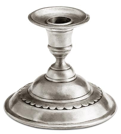 The 'Trentino' Candle Holder in Pewter by Cosi Tabellini