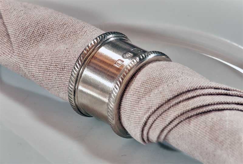 Round Pewter Napkin Ring by Cosi Tabellini