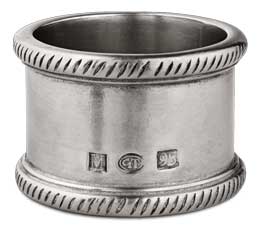 Round Pewter Napkin Ring by Cosi Tabellini