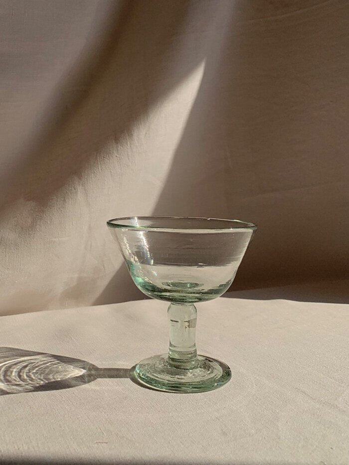 Handblown Coppa Glass - Transparent