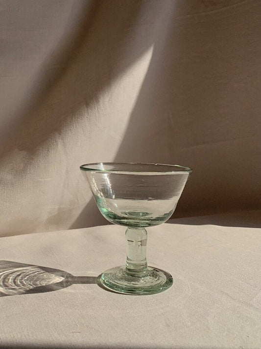 Handblown Coppa Glass - Transparent