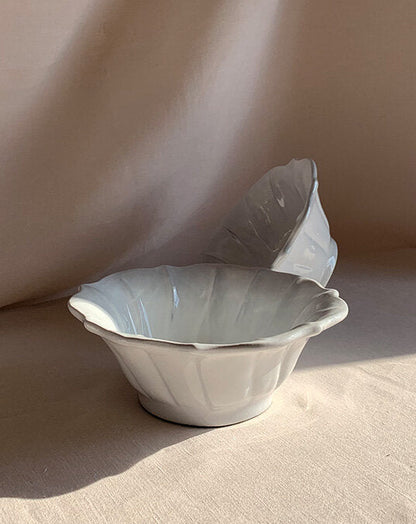 Ceramic Snack Bowl - Ruffle Collection