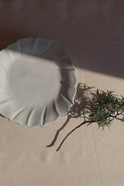 Piatto da Dessert in Ceramica - Collezione Ruffle