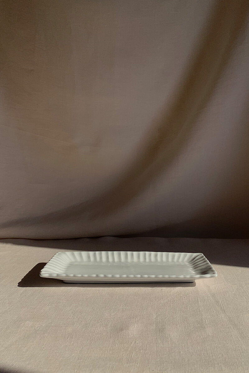 Ceramic Stripes Tray - Small