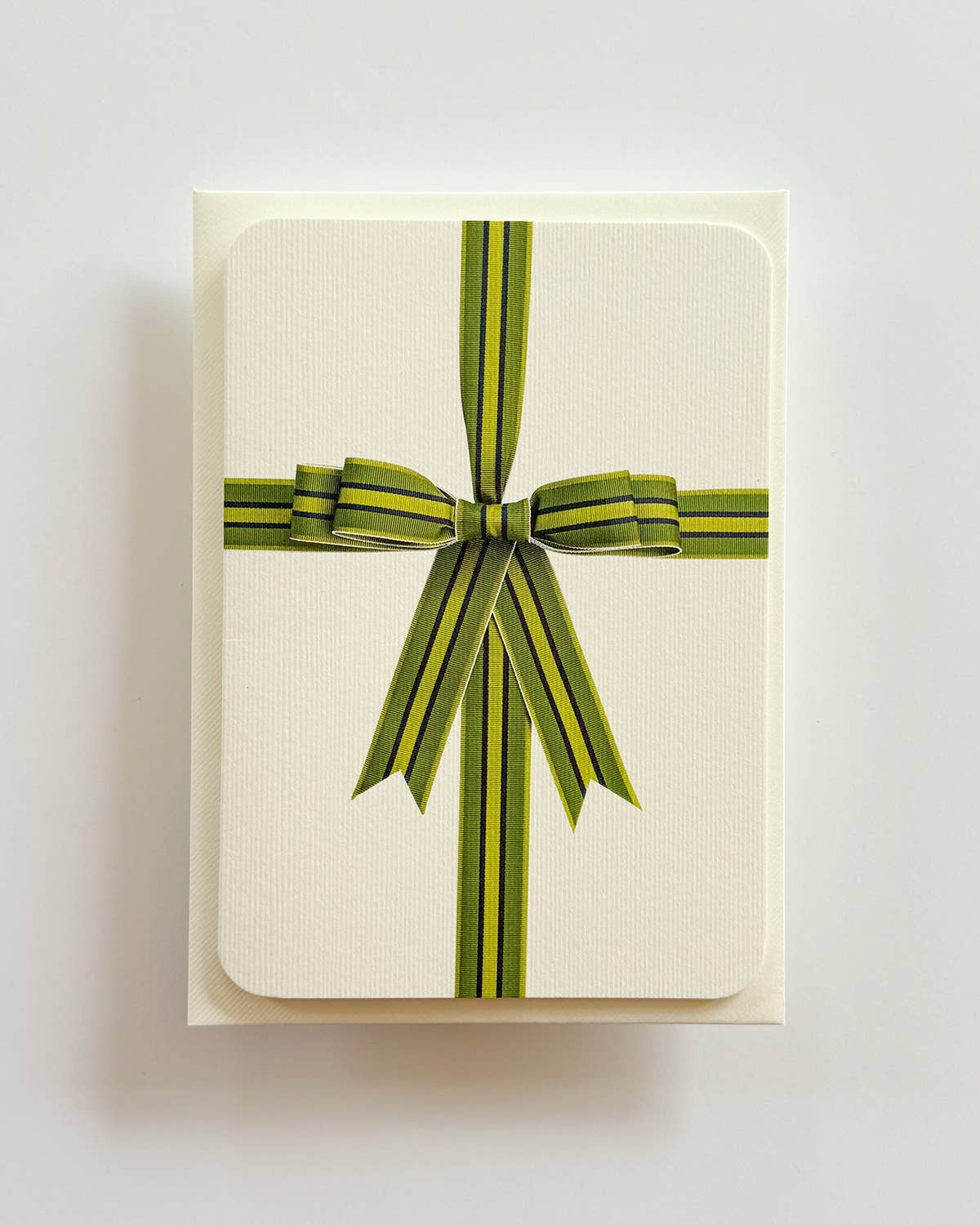 Green Bow Greeting Card | Birthday Card | Luxury Cards