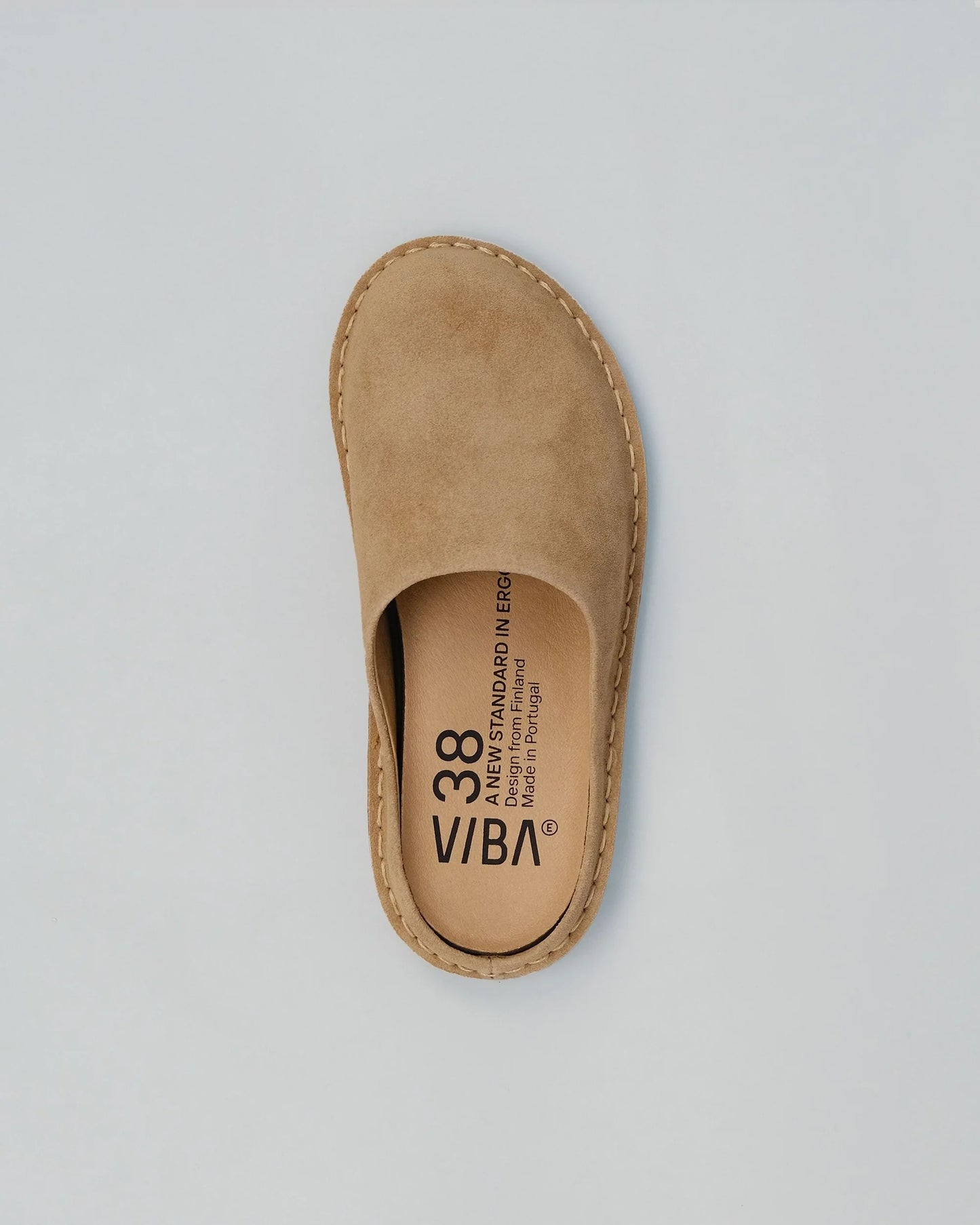 VIBA Roma Bio-Suede Slip-on - Sabbia del deserto