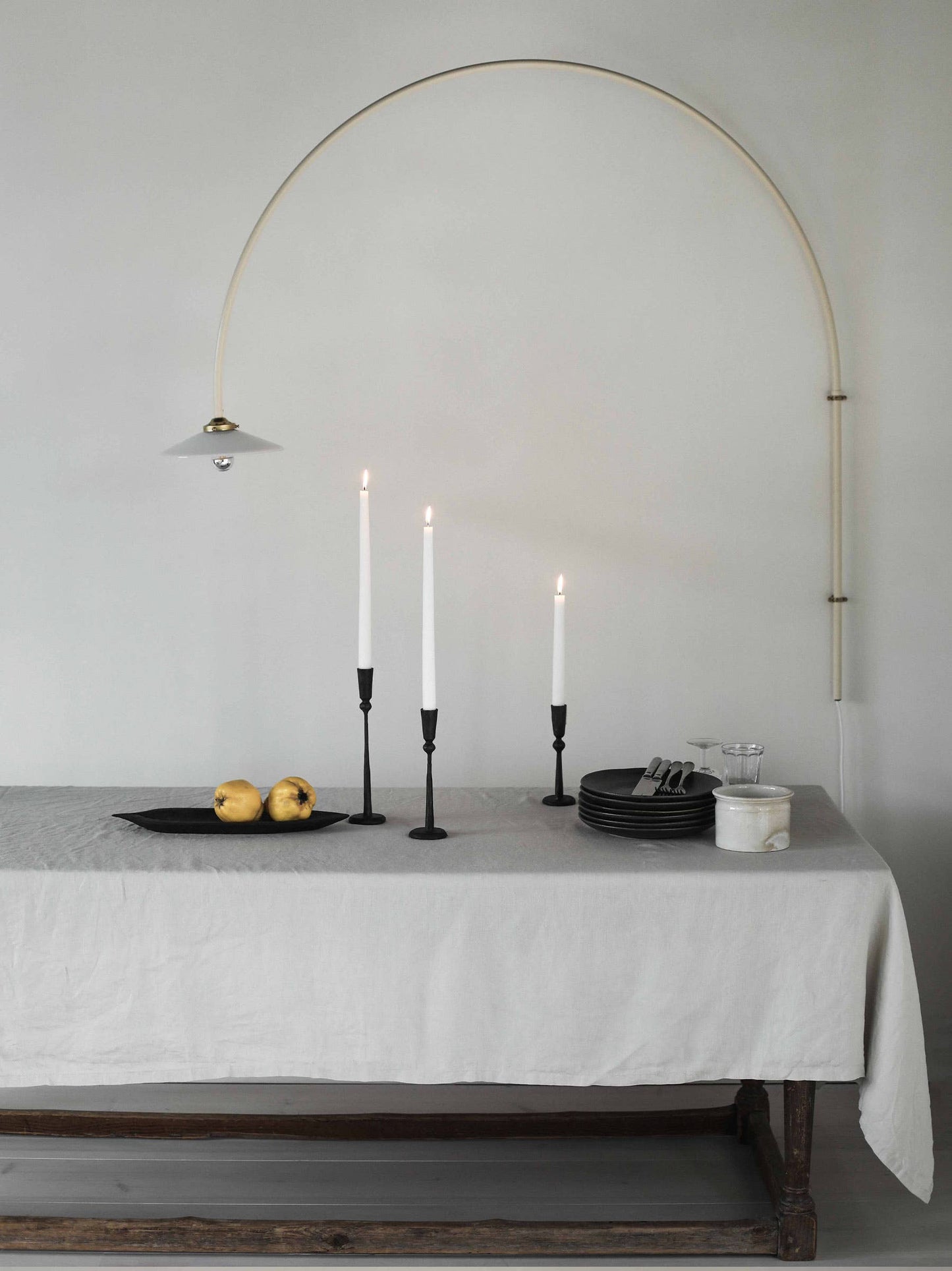 Boule Iron Stem Candle Holder - Large
