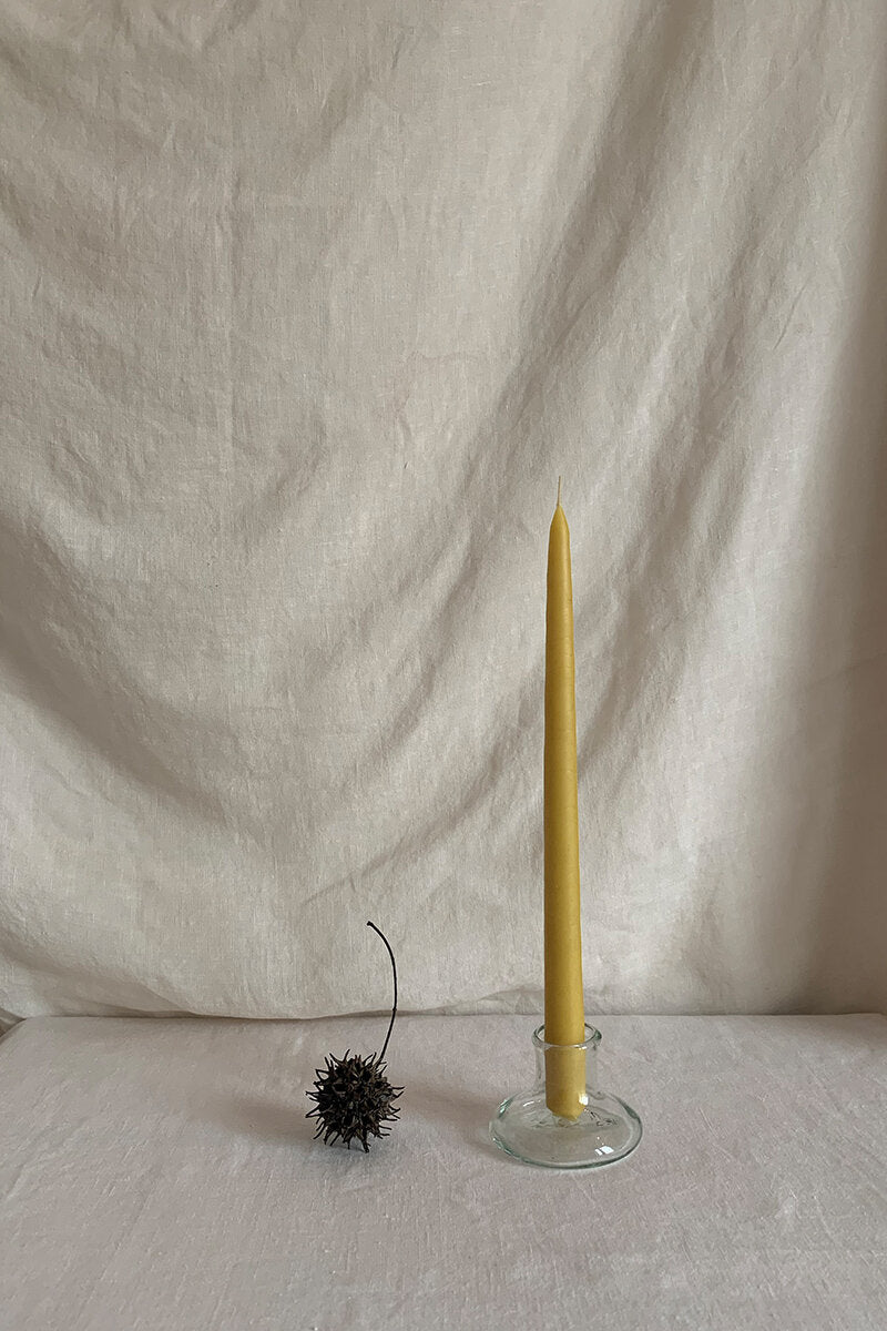 Candele in cera d'api affusolate V.VM - 27 cm