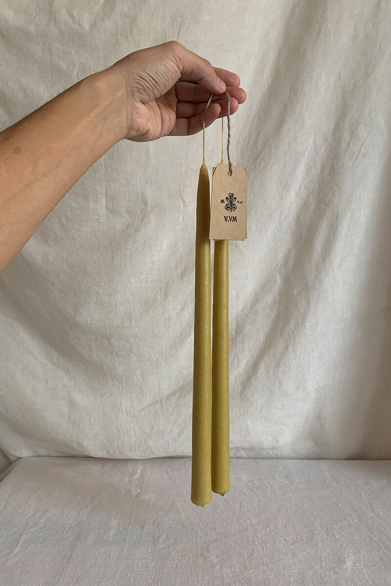 V.VM Tapered Beeswax Candles - 33cm