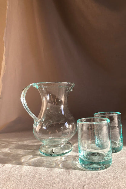 Handblown Pitcher - Transparent