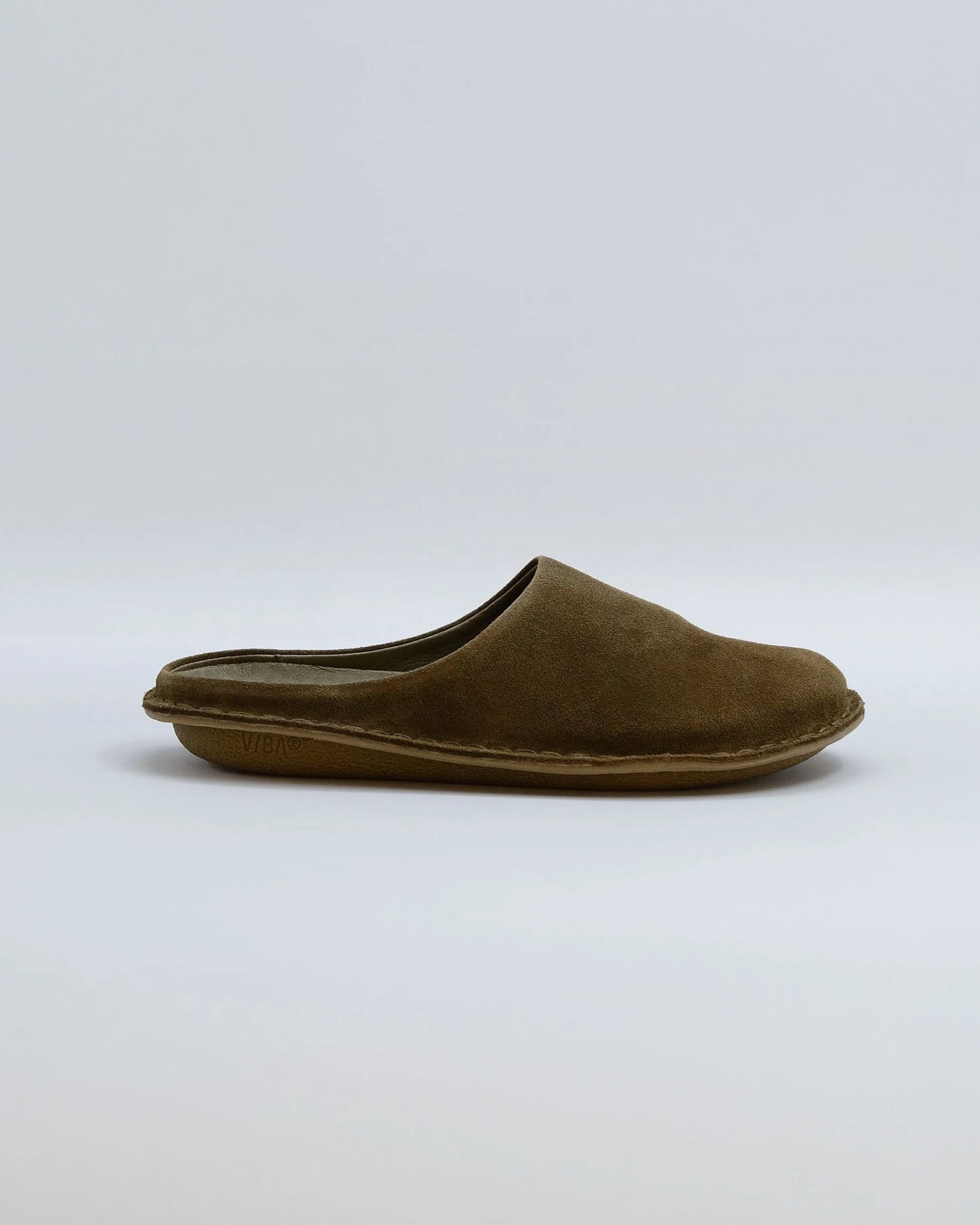 VIBA Roma Bio-Suede Slip-ons - Bosco Khaki