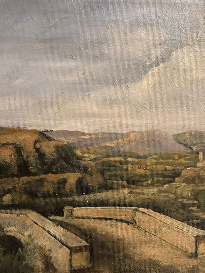 Paesaggio umbro con ponte