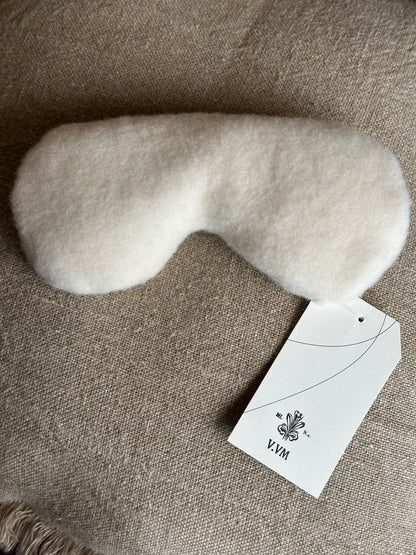 Maschera per gli occhi in montone con ripieno di lavanda