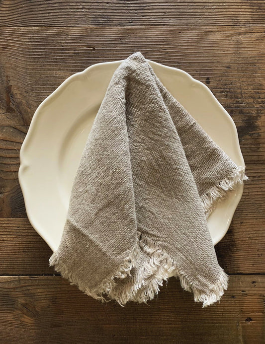 V.VM Fringe Linen Napkin