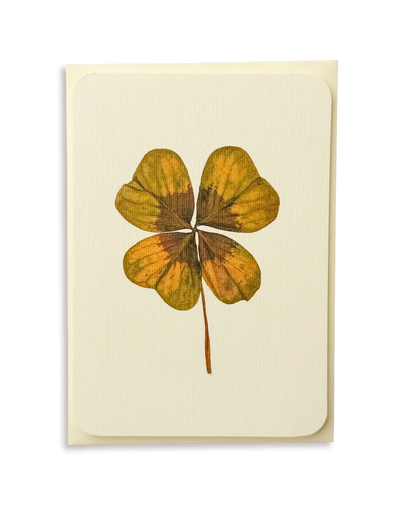 Four Leaf Clover Greeting Card | Birthday Card