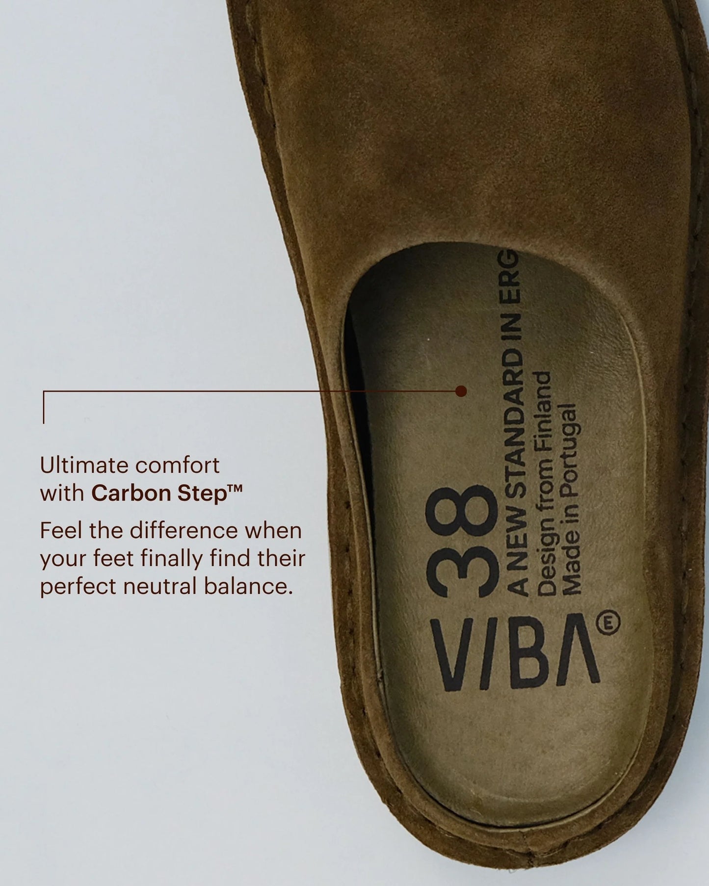 VIBA Roma Bio-Suede Slip-ons - Bosco Khaki