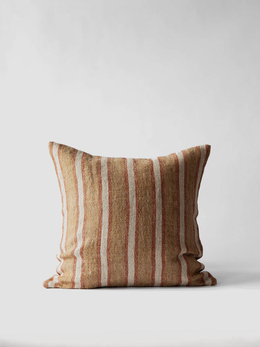 Striped Linen Cushion - 50cm x 50cm