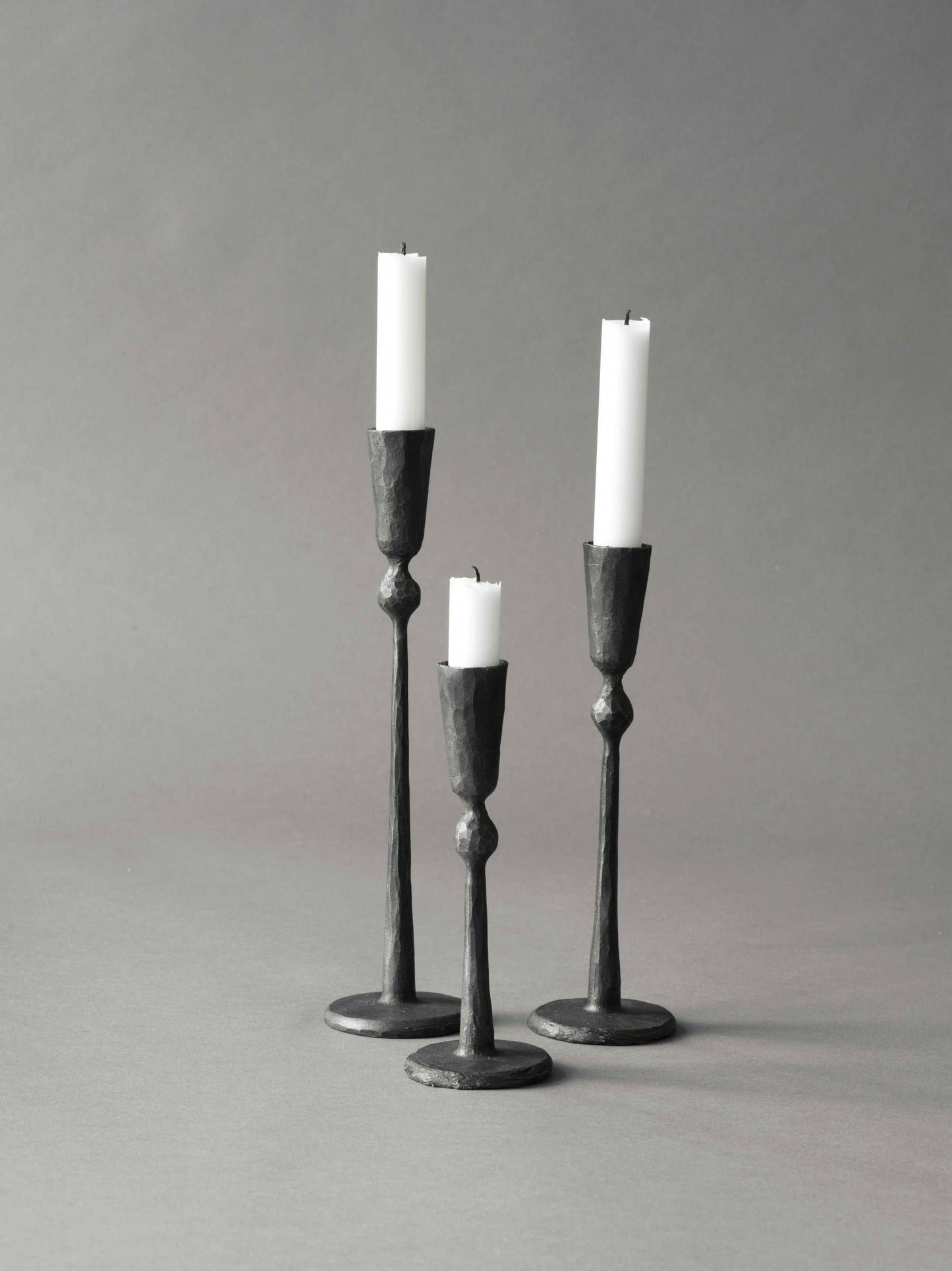 Boule Iron Stem Candle Holder - Large