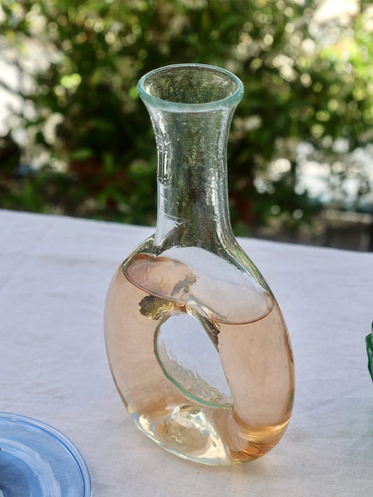 Decanter per vino in vetro soffiato a mano - Trasparente