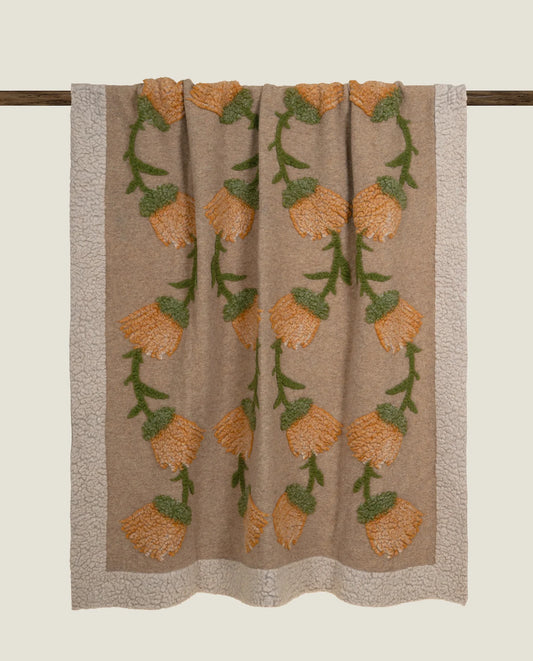 Wool Blanket - Bitter Chicory